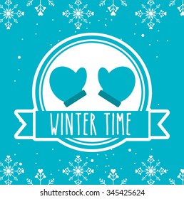 welcome winter design, vector illustration eps10 graphic 