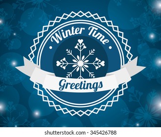 welcome winter design, vector illustration eps10 graphic 