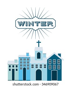 welcome winter design, vector illustration eps10 graphic 