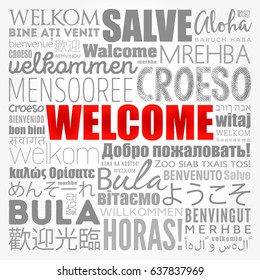 1,621 Welcome multi languages Images, Stock Photos & Vectors | Shutterstock