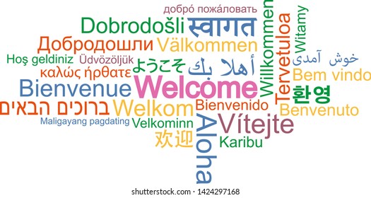 381 Welcome many languages Images, Stock Photos & Vectors | Shutterstock