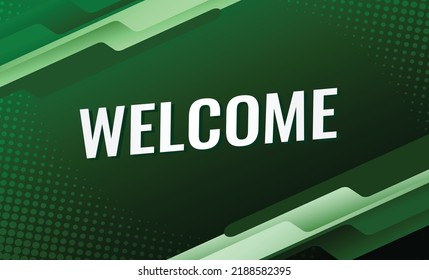 welcome word concept vector illustration lines modern futuristic 3d style for landing page template ui web mobile app poster banner flyer background gift card coupon label wallpaper