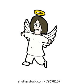 welcoming angel cartoon