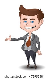 Welcoming Businessman