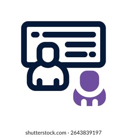 welcoming duotone icon. Sleek and modern vector icon for websites, mobile apps, marketing materials, and corporate design. Fully scalable and ready to use.