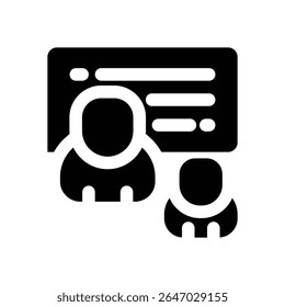 welcoming glyph icon. Strong and solid vector icon for websites, mobile interfaces, presentations, and visual branding. High quality and easy to edit.