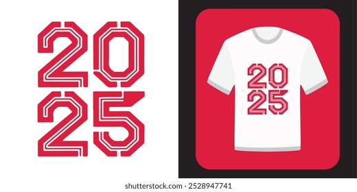 Welcoming the New Year T-shirt Design