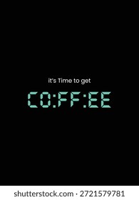 Una Ilustración vectorial acogedora con la palabra "Café", perfecta para temas relacionados con cafés, rutinas matutinas y descansos acogedores.