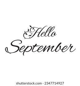 welcoming wish for a month in vectorize format