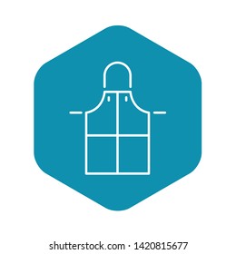 Welder apron icon. Outline welder apron vector icon for web design isolated on white background