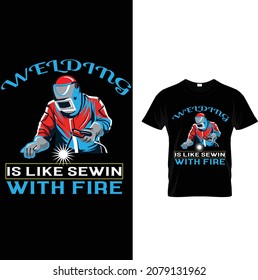 welder custom t-shirt design . 