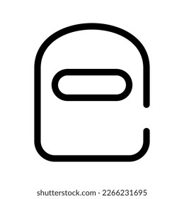Welder Helmet Icon Vector Symbol Design Illustration