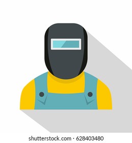 Welder icon. Flat illustration of vector icon for web on white background