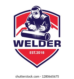 Welder Logo, Welding Emblem