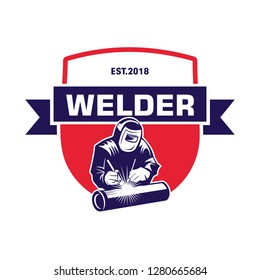 Welder Logo, Welding Emblem