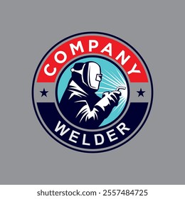 welder logo , welding logo vector