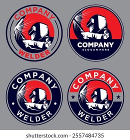 welder logo , welding logo vector