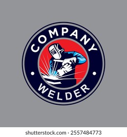 welder logo , welding logo vector