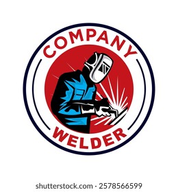 welder logo , welding logo vector