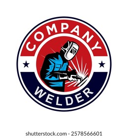 welder logo , welding logo vector