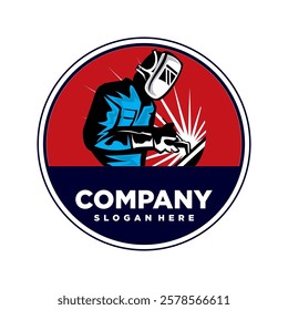 welder logo , welding logo vector