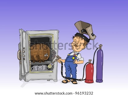 Welder opened the wallet, which is a beer