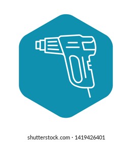 Welder pistol icon. Outline welder pistol vector icon for web design isolated on white background