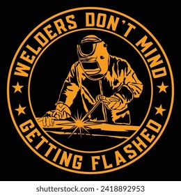 welder t shirt design and art welder vector.