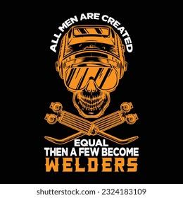 Vector de camiseta de soldadura, vector de soldadura