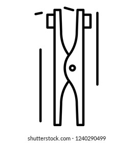 Welder tool icon. Outline welder tool vector icon for web design isolated on white background