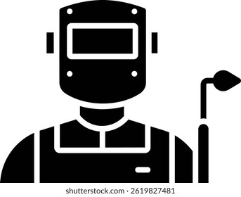 Welder vector icon. Can be used for printing, mobile and web applications.