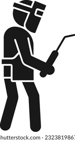 welder welding people mask person Glyph
