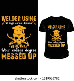 WELDER - WELDING T SHIRT DESIGN