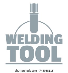 Welder worker logo. Simple illustration of welder worker vector logo for web