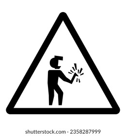 Welding Area Symbol Sign, Vector Illustration, Isolate On White Background Label. EPS10