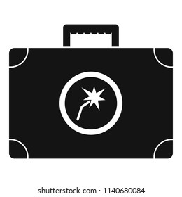 Welding bag icon. Simple illustration of welding bag vector icon for web design isolated on white background