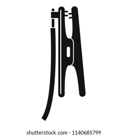Welding clamp icon. Simple illustration of welding clamp vector icon for web design isolated on white background