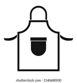 Welding clothes icon. Simple illustration of welding clothes vector icon for web design isolated on white background