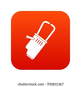 Welding equipment icon digital red for any design isolated on white vector illustration