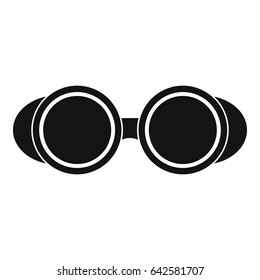 Welding glasses icon in simple style isolated vector illustration