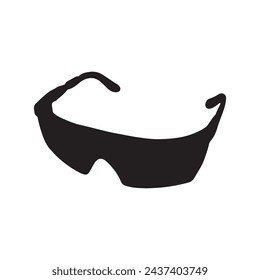 Icono de gafas de soldadura ilustración vectorial símbolo diseño