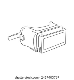 Icono de gafas de soldadura ilustración vectorial símbolo diseño