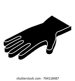 Welding gloves icon. Simple illustration of welding gloves vector icon for web