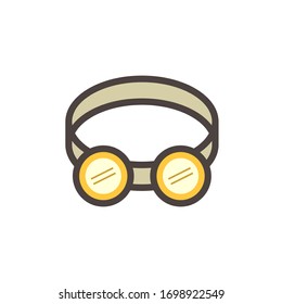 Vektorillustration von Sicherheitsgurten oder Sicherheitsausrüstungen Icon Design.