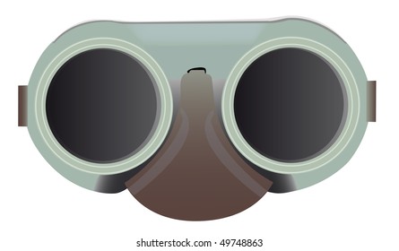  welding goggles in the vector