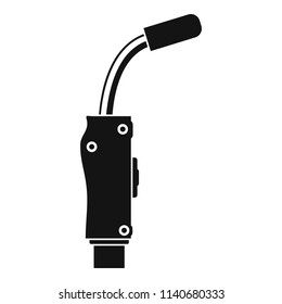 Welding head icon. Simple illustration of welding head vector icon for web design isolated on white background