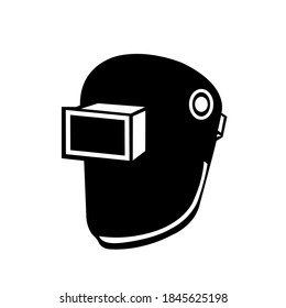 Welding Helmet Black Iconvector Illustration Isolated Stock Vector ...