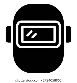 Elemento de Ícone de Capacete de Solda para Design