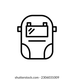Welding Helmet icon in vector. Illustration