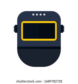 Welding helmet mask. Vector illustration. EPS 10